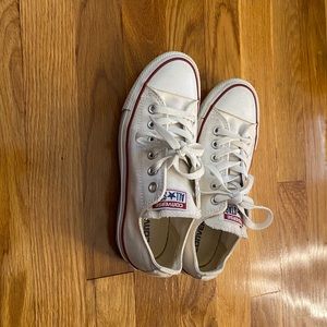 7.5 white converse